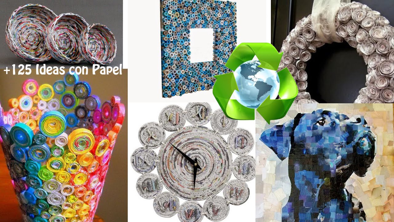 Recycling Paper Ideas - YouTube Recycling Paper Ideas - YouTube