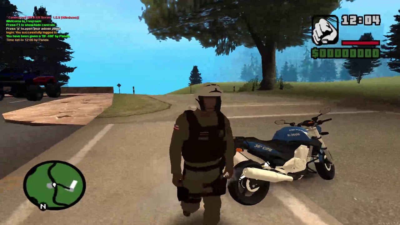 [ MTA SA | GTA SA ] Rocam + Skin da PMBA (PETO) - YouTube