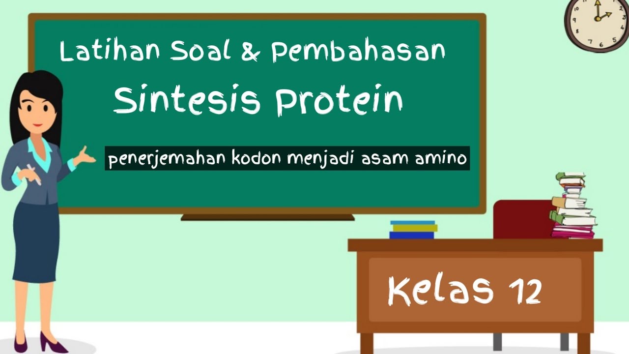 Latihan Soal Dan Pembahasan Sintesis Protein | Kelas 12 - YouTube