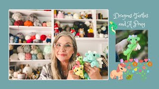 Crochet Cuties | Palm Dragons, Lil Turtles, and a Pony