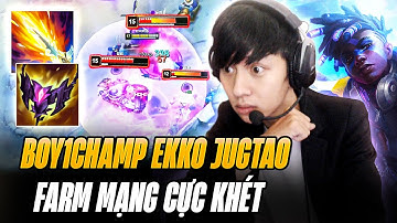 Boy1champ Ekko Trung Quốc Jugtao Và Game Đấu Farm 35 Mạng Rank Cao Thủ Gánh Team Siêu Mãn Nhãn