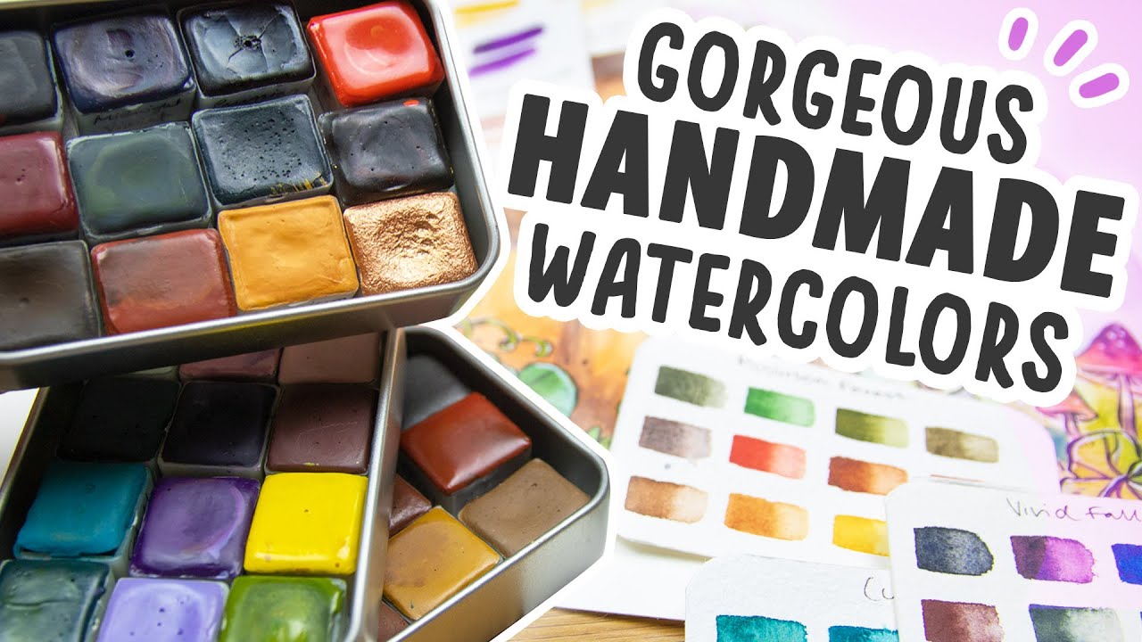 Is HANDMADE Really Better? - Trying Handmade Watercolors