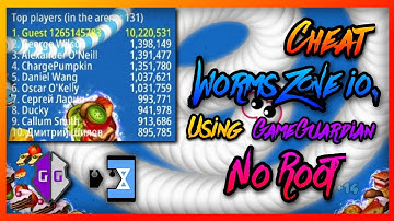 How to Cheat/Hack Worms Zone io. using GameGuardian | No Root || WhiteHat Gaming