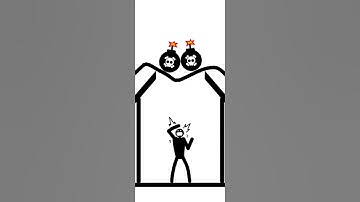 Save Stickman: Brain Draw Line #animation #shorts