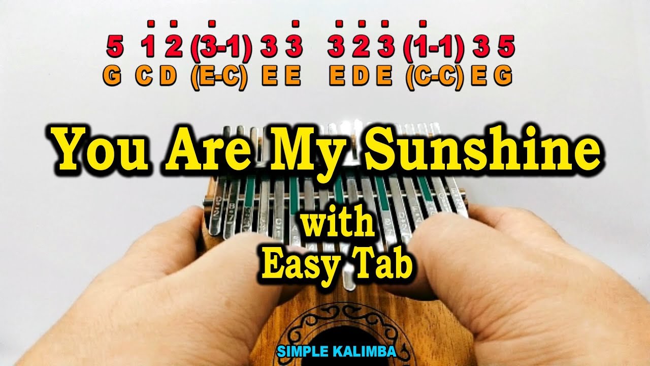 5 Easy Kalimba Beginner Songs Tutorial & Tabs — KALIMBA CLASSES