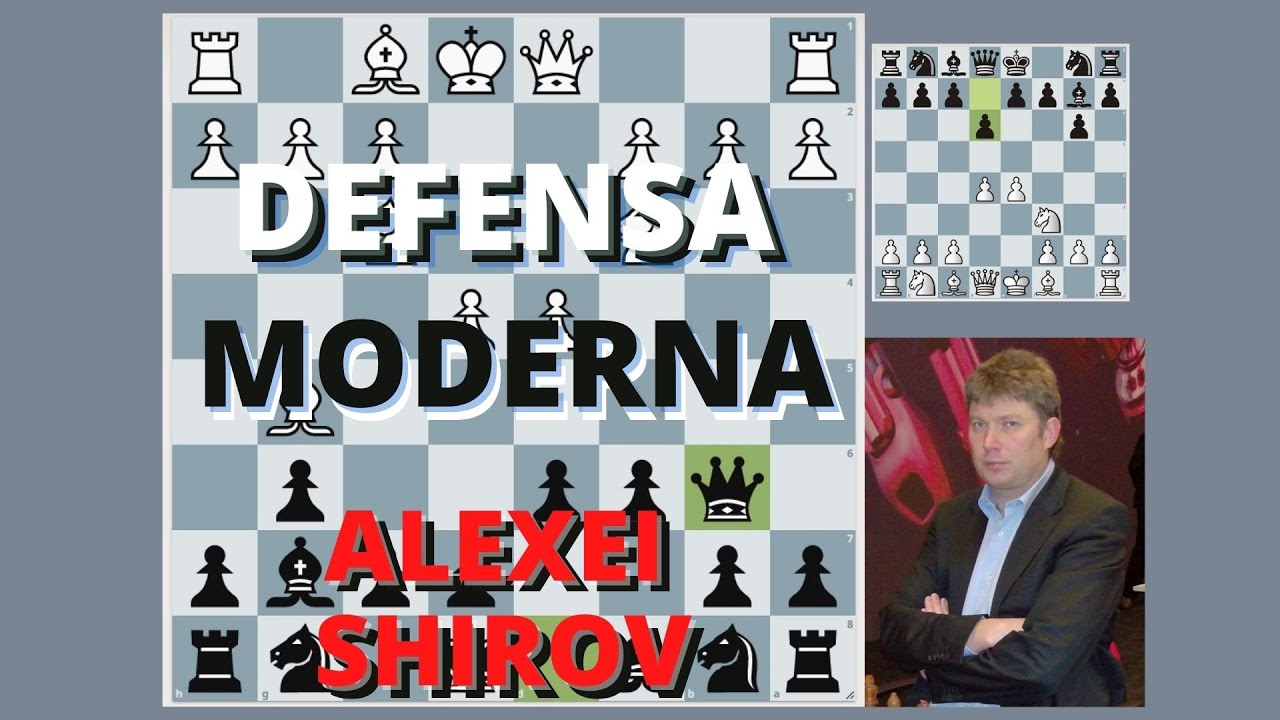 Partidas de Alexei Shirov - Defensa Moderna con Negras