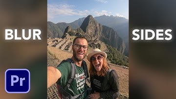 Easiest Way to Add Blurred Background in Premiere Pro