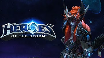 Heroes of the Storm Tyrande (Quick Match) Nightmare Moon
