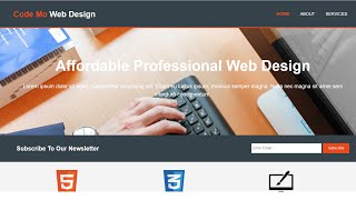 Build a Complete Responsive Website | HTML5 and CSS3 Tutorial