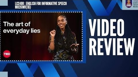 LCC400 ASSIGNMENT 1 - VIDEO REVIEW 