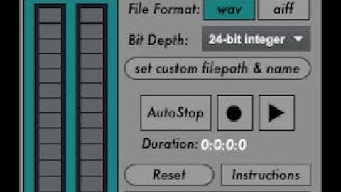 Deferlow - Max for Live - Quick Recorder