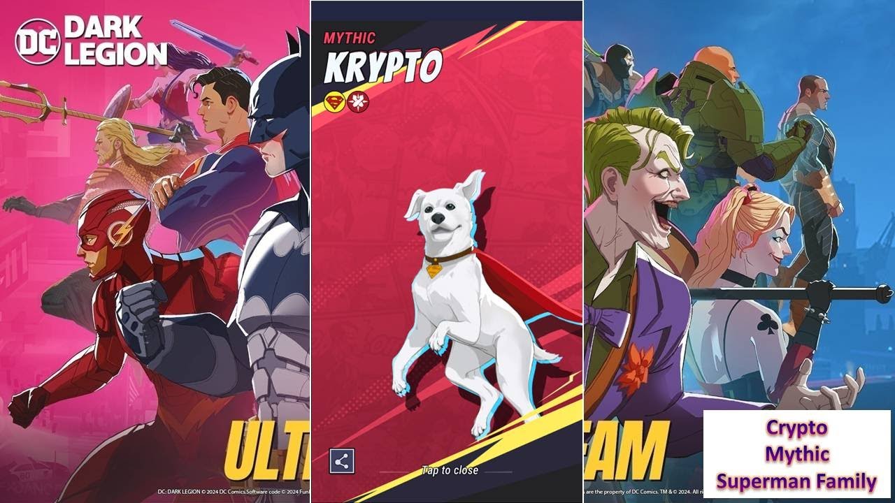 [*/*] DC Dark Legion - Unlock Crypto (Mythic) and Gameplay