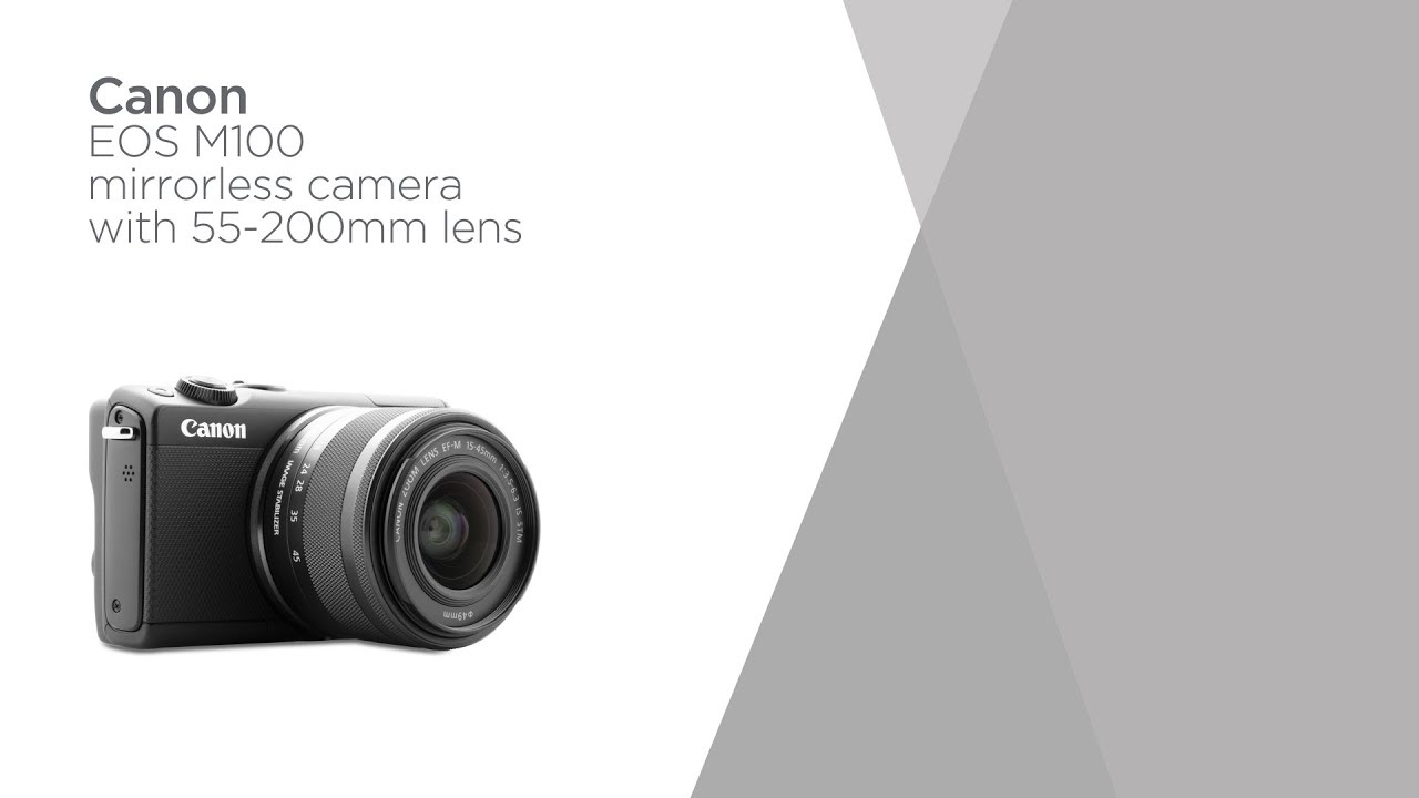 Canon EOS M100 Mirrorless Camera with EFM 1545 STM Lens Product