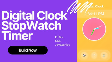 🕰️ Digital Clock with Stopwatch & Timer | HTML, CSS, JavaScript | Beginner Friendly With Code