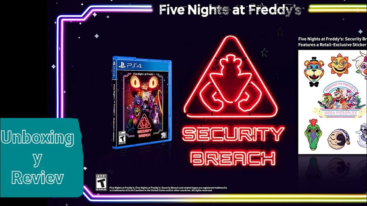 Five Nights at Freddy's: Security Breach (PS4/PS5) Unboxing 