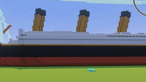 Minecraft RMS Titanic tutorial #7| Poop deck, aft well deck, and more rigging 