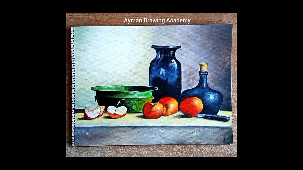 How to paint still life with acrylic 