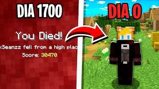 MORÍ En Mi Mundo de +1700 DÍAS en Minecraft HARDCORE