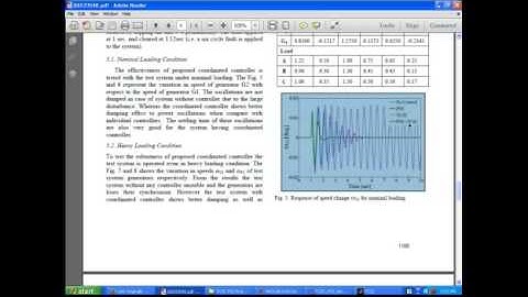 IEEE MATLAB Co ordinated Tuning of PSS with TCSC Damping Controller through Advanced Adaptive PSO fo