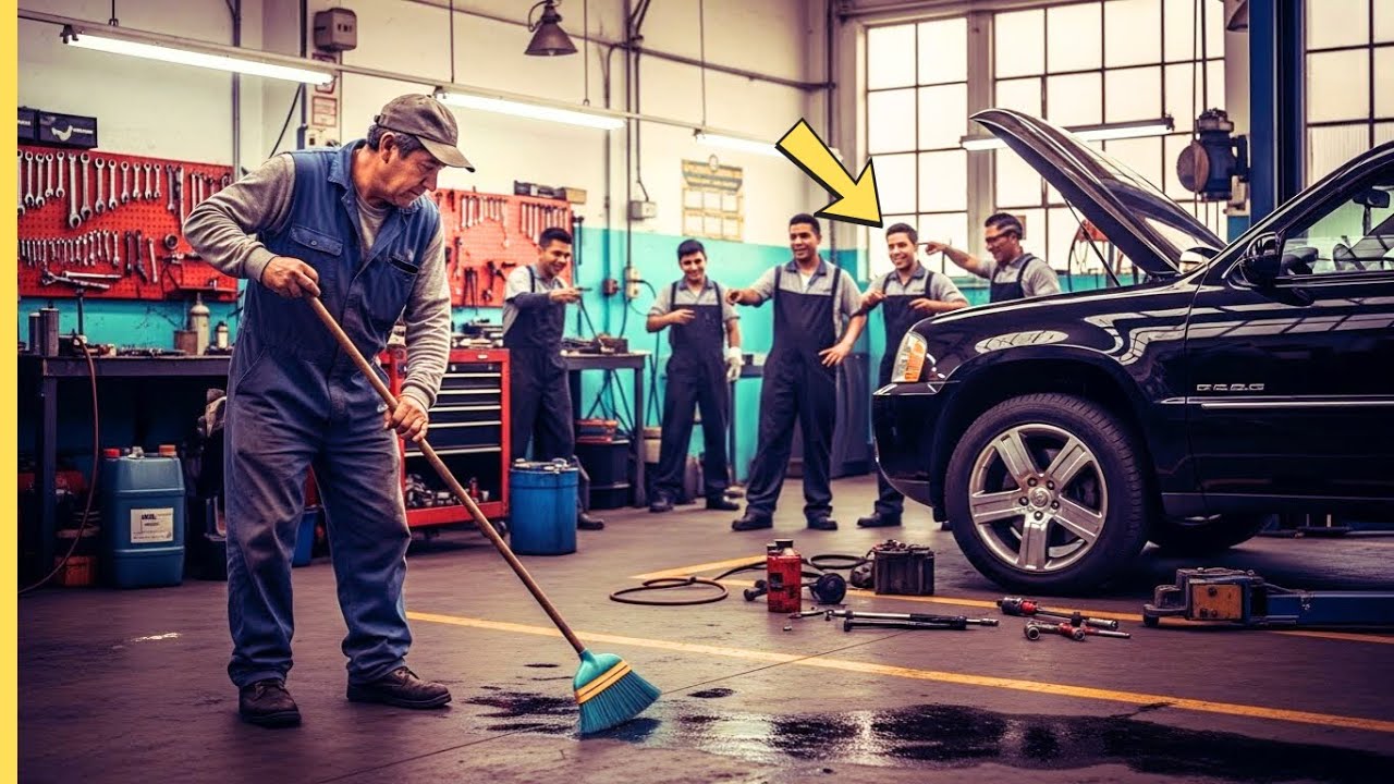 PENSÓ QUE HABÍA CONTRATADO SOLO A UN CONSERJE… HASTA DESCUBRIR QUE ERA UN MECÁNICO MEJOR QUE...