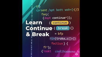 Break vs Continue in Programming