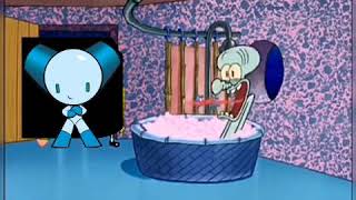 Robotboy Drops In Squidward House