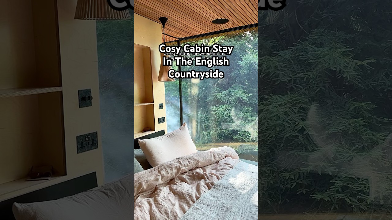 The COSIEST cabin in the English countryside! 📍 Looking Glass Lodge 