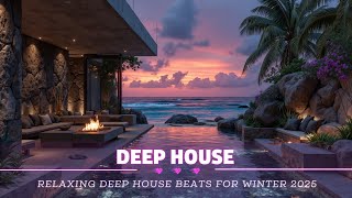 Deep House Winter 2025 ~ Cozy Sunset Chill & Relaxation Mix | Tropical Fireside Beats screenshot 4