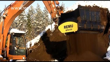 Preparing topsoil with REMU