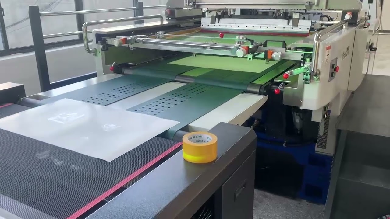 FT 1050S SCREEN PRINTING+UV DRYER+LITE COLD FOIL MACHINE+STACKER