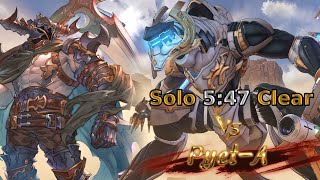 Vaseraga Solo [No AI] vs Pyet-A in 5:47 - Proud Difficulty - Granblue Relink