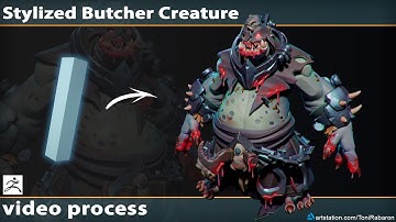 Creating a Stylized Butcher Creature in ZBrush | Speed Sculpt