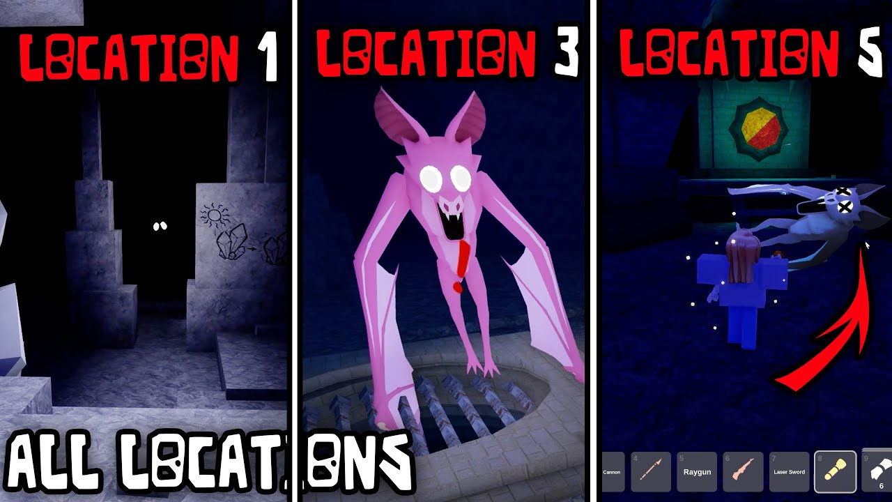 All Locations - New Bat Monster Update - 99 Nights In The Forest Jumpscares