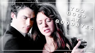 Damon & Elena • Too good at goodbyes