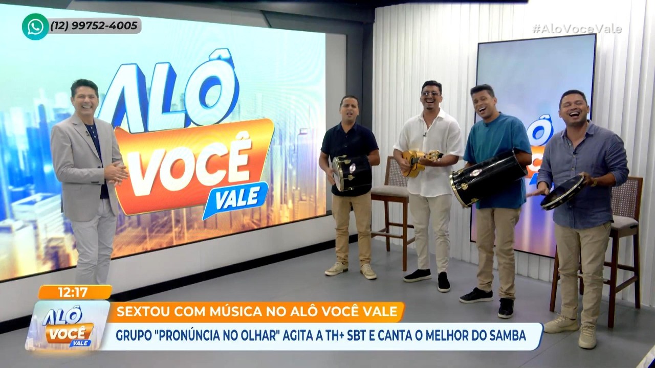 Programa Alô Você SBT/TH+ - GRUPO PRONÚNCIA NO OLHAR #vaipronuncia