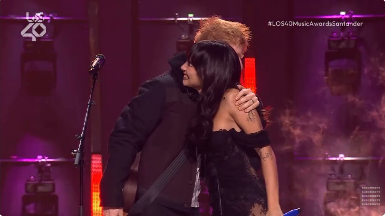 Ed Sheeran - Perfect (feat. Aitana)/Sapphire (LOS40 Music Awards Santander 2025)
