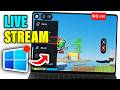 How to record a live stream on Windows 11?