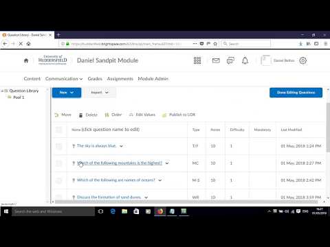 How to create 'fill in the blanks' questions in Brightspace