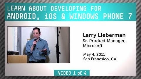 Intro to Windows Phone 7