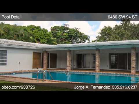6480 SW 94 ST, Pinecrest, FL home video tour