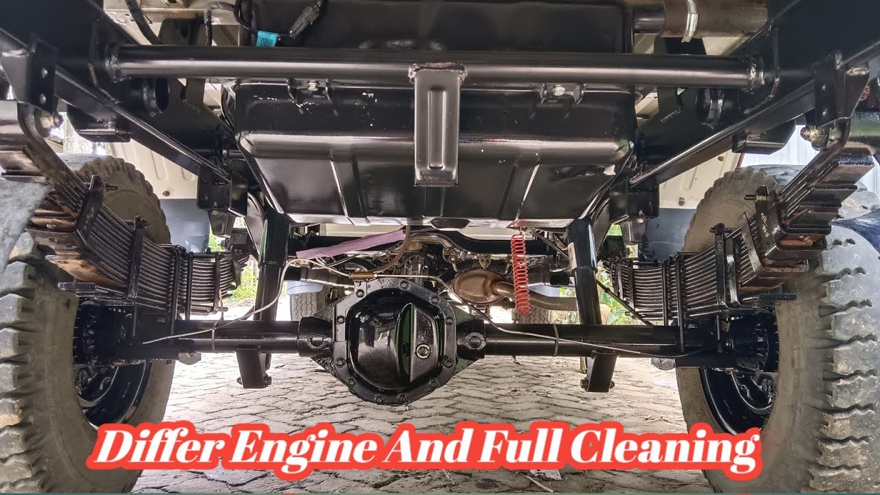 Bolero Pickup Home Differ Engine And All Body Cleaning to Engine oil 🔥
