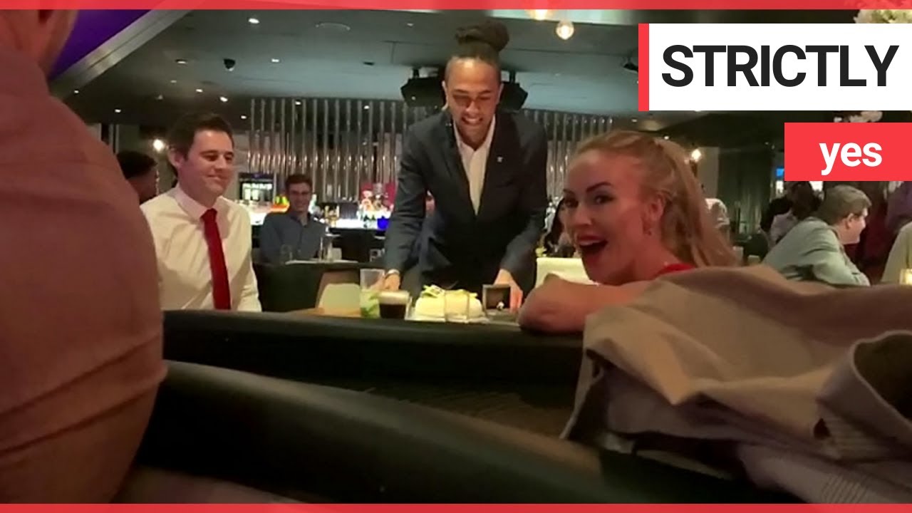 Dancing On Ice star Kevin Kilbane proposes to skating partner Brianne Delcourt | SWNS