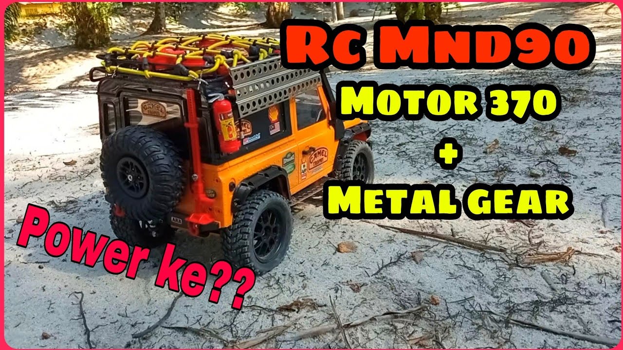 mnd90 test gearbox 2speed metal gear | motor 370 power ke tak? - YouTube