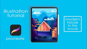 House in the woods | Procreate on iPad Pro tutorial