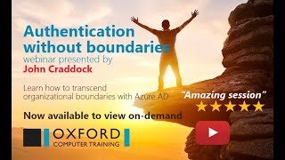 Authentication without boundaries with John Craddock
