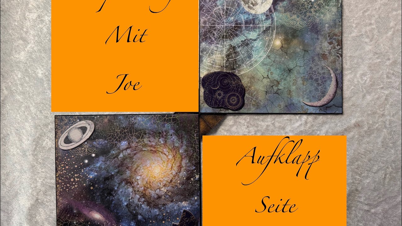 Scrapbooking mit Joe. Eine aufklappseite ersetllen mit Papier von #Stamperia