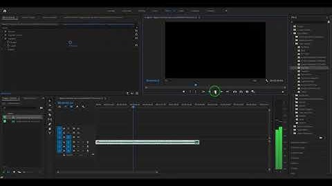 Adobe Premiere Pro Tutorial Lowpass and Highpass Audio
