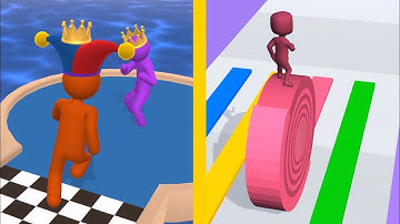 Giant Rush Vs Layers Roll : All Levels Gameplay - New Update Android, iOS #27