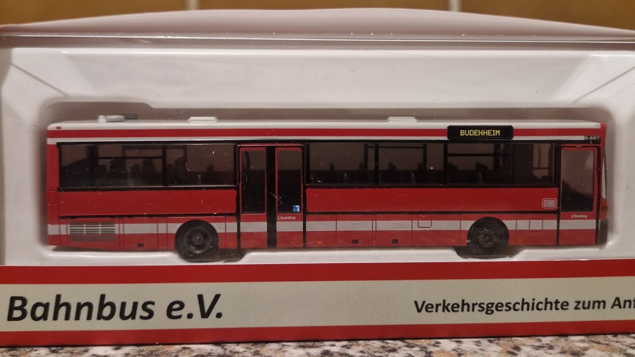 Rietze 77302-1 Mercedes bens O 407 DB Bahnbus Bundesbahn sondermodell 