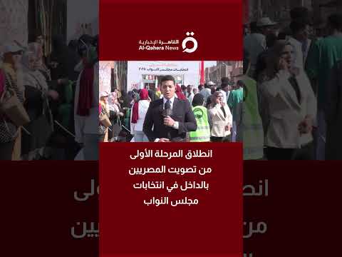انطلاق المرحلة الأولى من تصويت المصريين بالداخل في انتخابات مجلس النواب